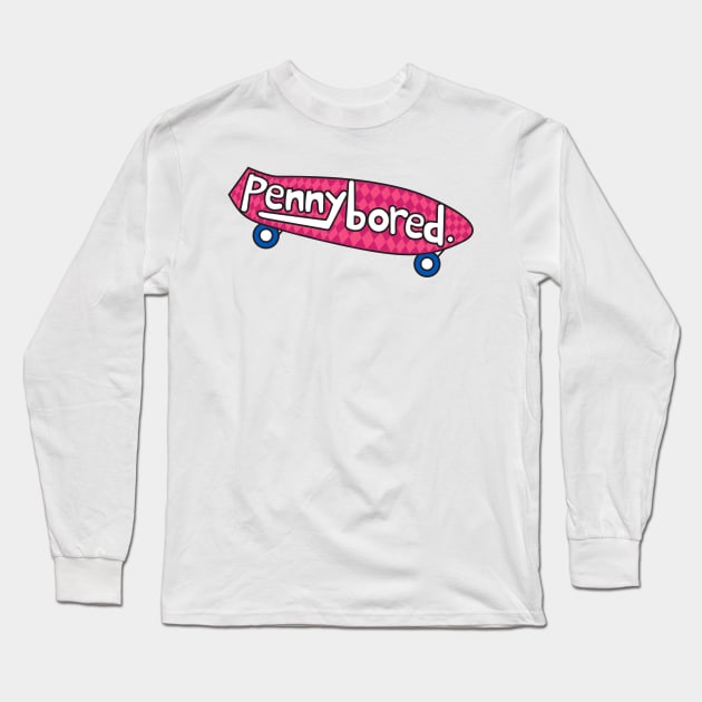 pennybored. logo 2 Long Sleeve T-Shirt by rynomorto